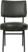 Leren eetkamerstoel Rondo - Granada leer Graphite-2
