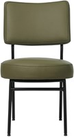 Leren eetkamerstoel Rondo - Toledo Leer Olive-2