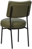 Leren eetkamerstoel Rondo - Toledo Leer Olive-3