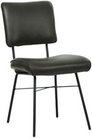 Leren eetkamerstoel Solid - Toledo Leer Olive