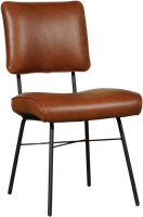 Leren eetkamerstoel Solid - Granada leer Savannah-1