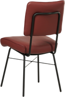 Leren eetkamerstoel Solid - Toledo Leer Cherry-3