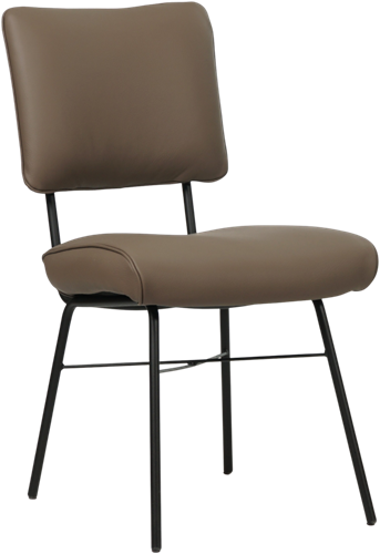 Leren eetkamerstoel Solid - Toledo Leer Lever