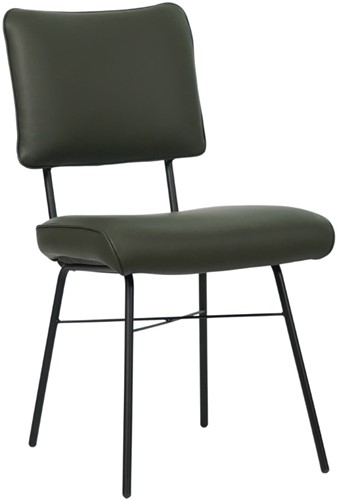 Leren eetkamerstoel Solid - Toledo Leer Verde