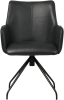 Leren eetkamerstoel Wave-2