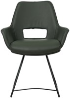 Leren eetkamerstoel Zippy - U-slede-2