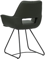 Leren eetkamerstoel Zippy - U-slede-3