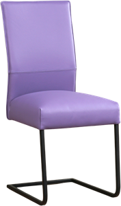 Leren eetkamerstoel remix 117 paars, paars leer, paarse keukenstoelen