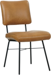 Leren eetkamerstoel Solid - Granada leer Sahara