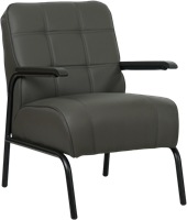 Leren fauteuil Ahead - Toledo Antracite (donkergrijs)