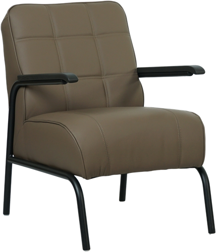 Leren fauteuil Ahead - Toledo Lever (bruin)