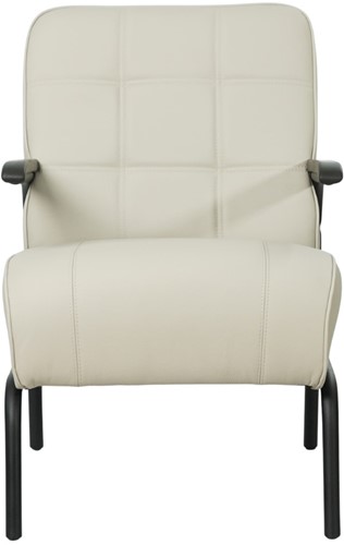 Leren fauteuil Ahead - Toledo Nebbia (crème)-2