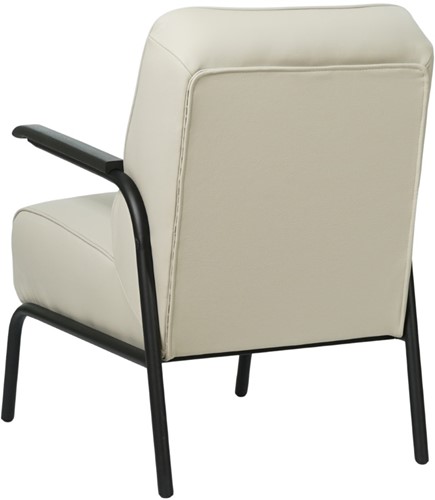 Leren fauteuil Ahead - Toledo Nebbia (crème)-3