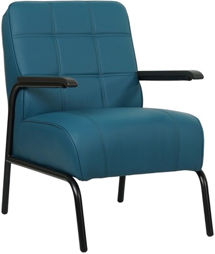 Leren fauteuil Ahead - Toledo Turquoise (blauw)
