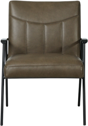 Leren fauteuil Beam - Granada Ash (grijs/bruin)-2