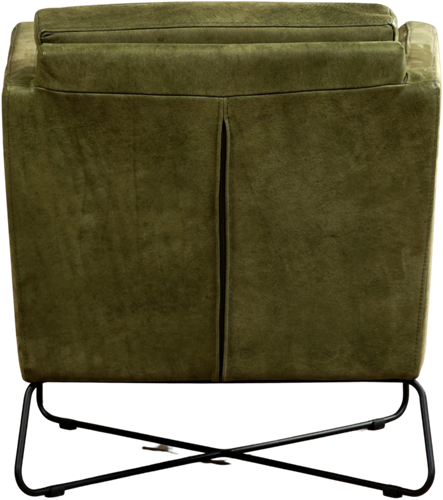 Leren design fauteuil Crossover - Kenia Leer Olive-3