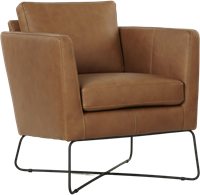 Leren design fauteuil Crossover - Rancho Leer Clay