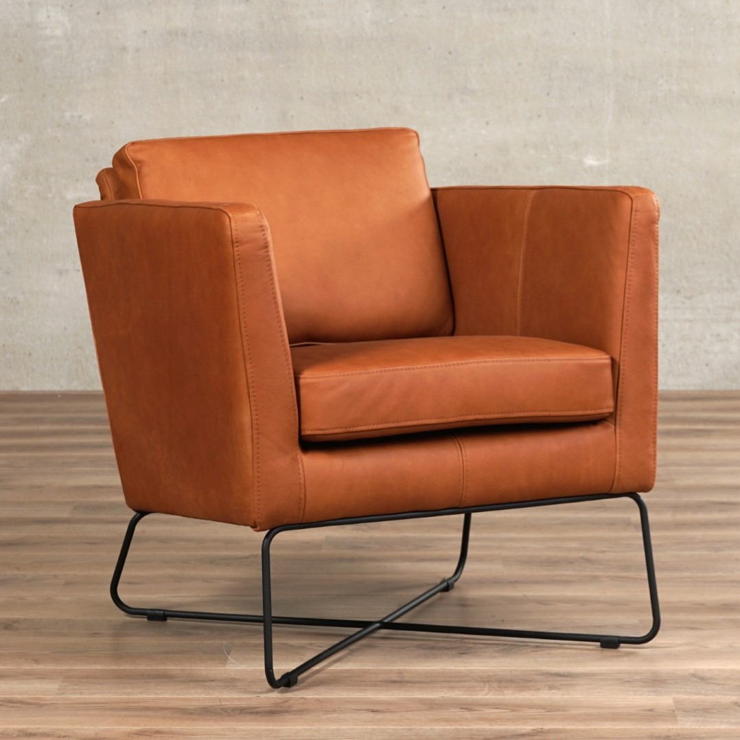 Wonderbaar Leren fauteuil Crossover - Rancho Leer Cognac ShopX RG-96