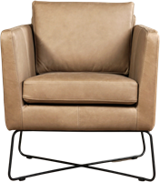 Leren design fauteuil Crossover - Rancho Leer Stone-2