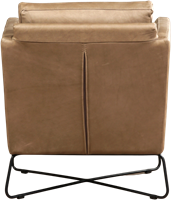 Leren design fauteuil Crossover - Rancho Leer Stone-3