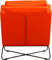 Leren design fauteuil Crossover - Toledo Leer Orange-3