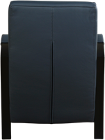 Leren industriële fauteuil Glory - Toledo Leer Marine - Frame zwart-3