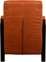Leren industriële fauteuil Glory - Rancho Leer Cognac - Frame zwart-3