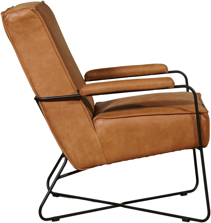 Leren design fauteuil Hope - set van 2 fauteuils