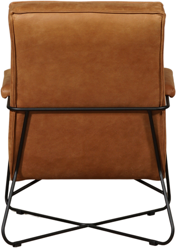 Leren design fauteuil Hope - Vintage Leer Cognac-3