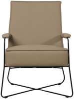 Leren design fauteuil Hope - Toledo Leer Mocca-2