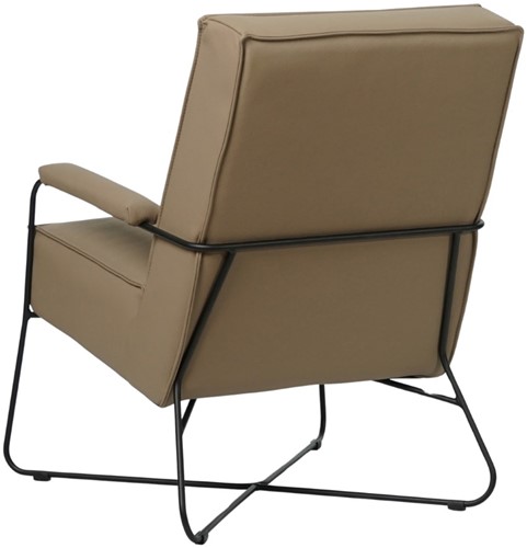 Leren design fauteuil Hope - Toledo Leer Mocca-3