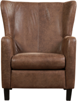 Leren oorfauteuil Hug-2