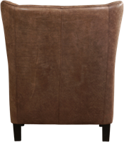 Leren oorfauteuil Hug-3