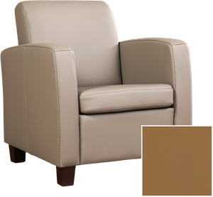 Leren fauteuil joy 175 bruin, bruin leer, bruine stoel