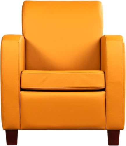 Leren fauteuil Joy - Toledo Leer Leem - Hout zwart-2