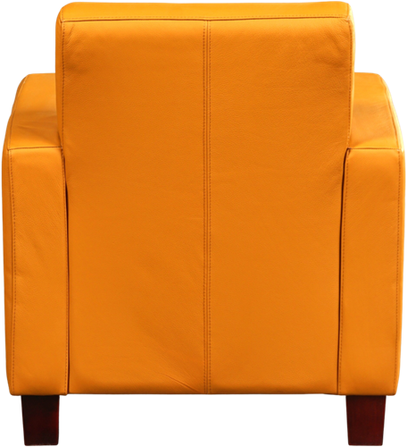 Leren fauteuil Joy - Toledo Leer Leem - Hout zwart-3