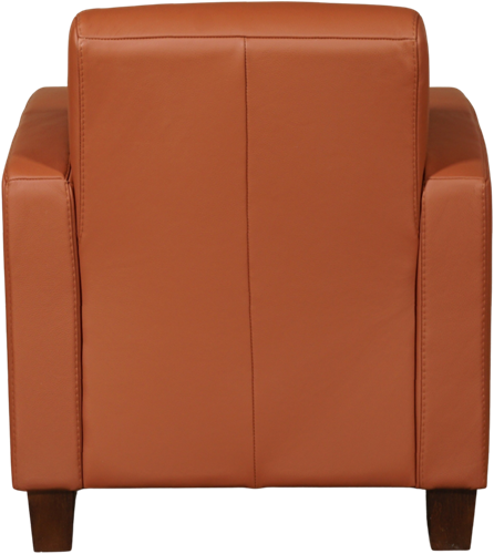 Leren fauteuil Joy - Toledo Leer Natur - Hout zwart-3