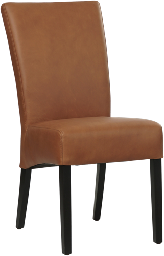 Leren eetkamerstoel Just - Rancho Leer Cognac