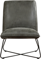 Leren fauteuil Less - Kenia Leer Antracite-2
