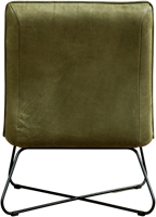 Leren fauteuil Less - Kenia Leer Olive-3