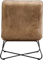 Leren fauteuil Less - Kenia Leer Taupe-3