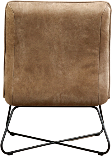 Leren fauteuil Less - Kenia Leer Taupe-3