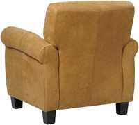 Leren fauteuil Perfection - Kenia Leer Walnut - Hout zwart-3