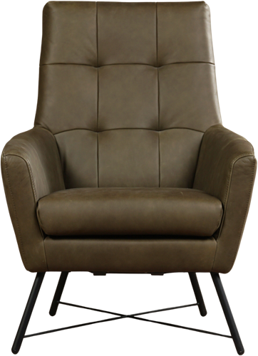 Leren fauteuil Proud - Rancho Leer Green-2