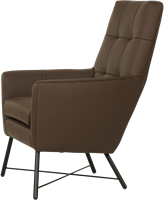 Leren fauteuil Proud - Toledo Leer Espresso-3