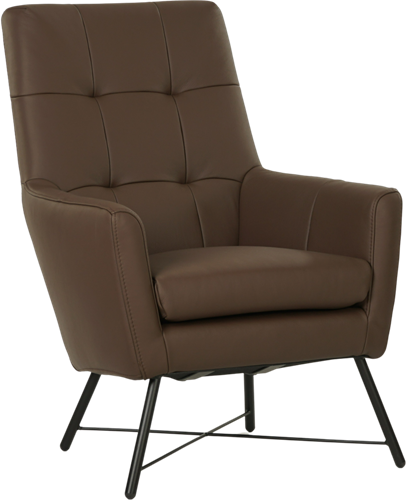 Leren fauteuil Proud - Toledo Leer Espresso