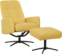 Leren draaifauteuil Pulse - met verstelbare rugleuning-3