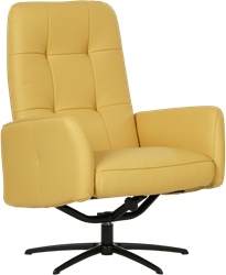 Leren draaifauteuil Pulse - met verstelbare rugleuning