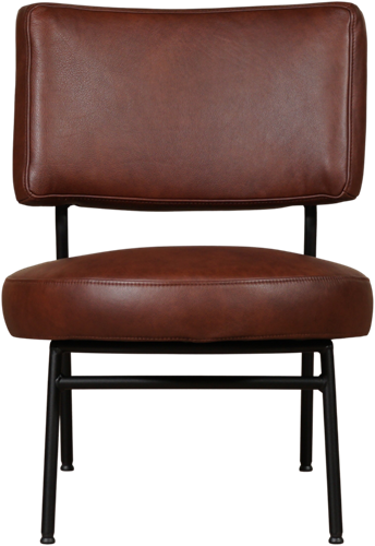 Leren ronde fauteuil Rondo - set van 2 fauteuils-2