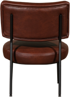 Leren ronde fauteuil Rondo - set van 2 fauteuils-3